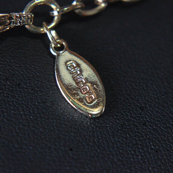 Chico's Silver and Gold Disk Necklace - Picture 6 of 9